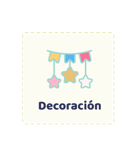 Decoración para fiestas de niños y niñas